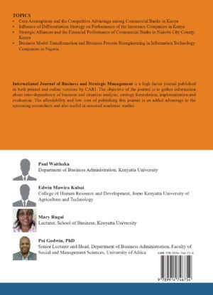 Fundamentals in Strategic Management