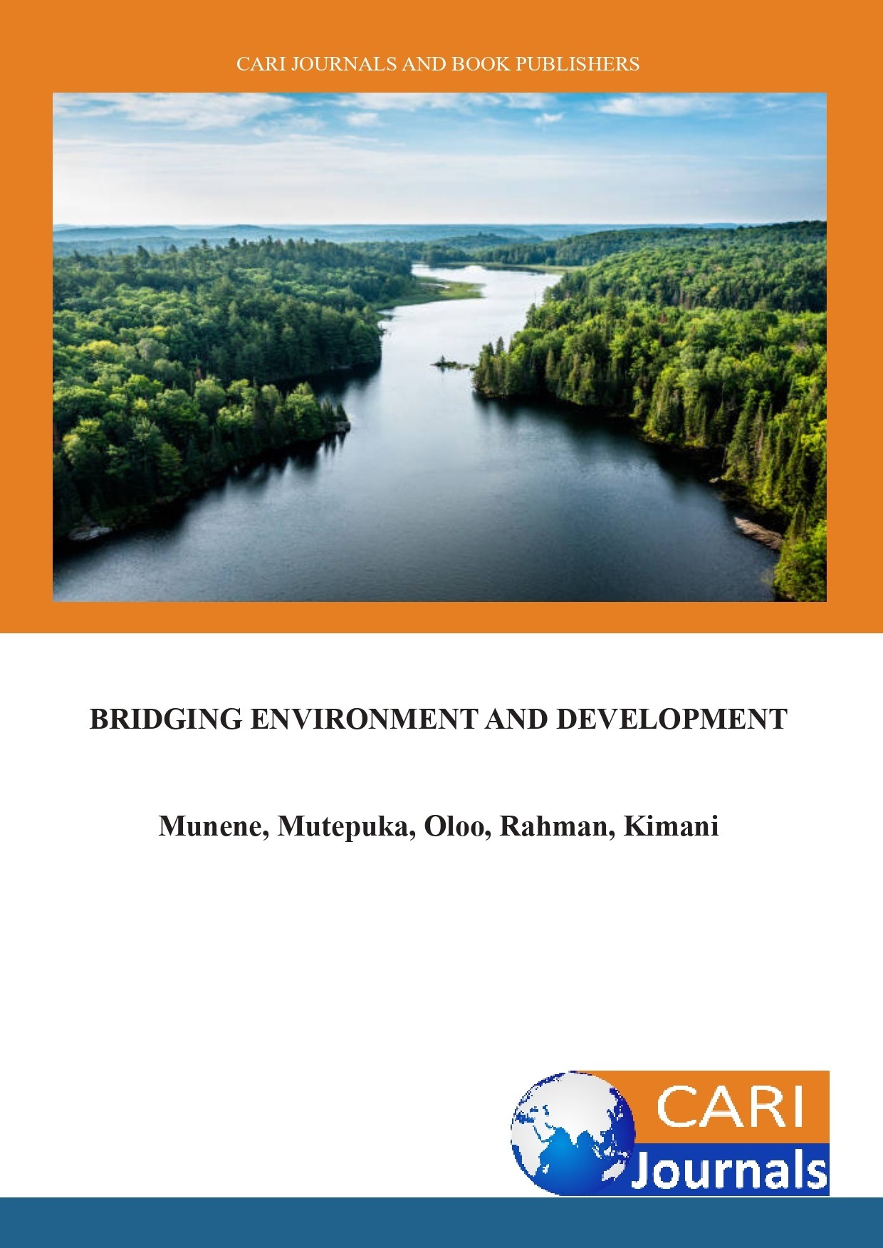 Bridging Environment and Development - CARI Journals